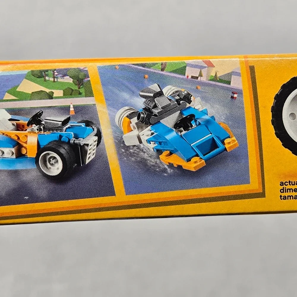 LEGO 31072 Creator Extreme Engines 3-in-1 Race Car Hot Rod Speedboat Toy
